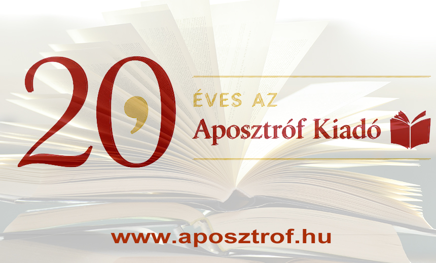 20 éves az Aposztróf Kiadó
